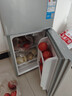 日普（RIPU）小冰箱迷你小型雙門(mén)家用一級能效宿舍出租房辦公室節能省電冷藏冷凍電冰箱 【一級能效】68升銀色【小巧不占地】 曬單實(shí)拍圖