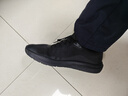 匹克態(tài)極舒行赤足鞋男通勤鞋春春防水皮面休閑鞋寬楦健身訓練鞋 全黑 45 曬單實(shí)拍圖