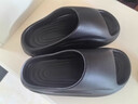 紅豆防臭拖鞋男士2026新款外穿夏季家居情侶拖鞋室內居家防滑拖鞋女 黑色 42-43 標準碼 曬單實(shí)拍圖