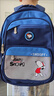 史努比（SNOOPY）護脊兒童書(shū)包女孩1-3-6年級小學(xué)生休閑雙肩背包男  綠色小號 曬單實(shí)拍圖