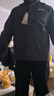 jackWolfskin狼爪TRAILTIME春夏新款男防風(fēng)防水戶(hù)外徒步連帽沖鋒衣外套A63903A 黑色/6000 3XL 曬單實(shí)拍圖