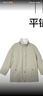 百圖（betu）女裝冬季新款羽絨服韓版休閑風(fēng)高級感羽絨外套女2511T06 卡其綠 M 曬單實(shí)拍圖