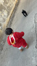 巴拉巴拉【balaOne】童裝嬰兒加絨萌趣連體衣紅色新年拜年服冬款寶寶服裝 曬單實(shí)拍圖