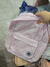 Converse匡威雙肩包女新款輕便防水背包學(xué)生書(shū)包男女童通用書(shū)包 淡紫色 M【30*11.5*43.5cm 約15L】 曬單實(shí)拍圖