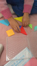 磁性七巧板小學(xué)生專(zhuān)用一二年級下冊數學(xué)教具磁吸智力磁力七彩拼圖 【超大號】7色磁性七巧板 曬單實(shí)拍圖