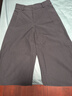 優(yōu)衣庫常規款女裝針織廓形長(cháng)褲/彎刀鐮刀褲子483722 482287 482287/08深灰色 M 曬單實(shí)拍圖