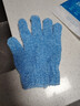 搓澡手套搓澡巾強力粗砂搓背巾男女洗澡家用后背搓泥浴球沐浴神器 藍色 均碼 1個(gè) 曬單實(shí)拍圖