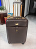 MINLUBAOLUO商務(wù)皮箱拉桿箱男士飛機輪行李箱男旅行箱女密碼登機箱子母箱子 咖色豎款子母箱 20英寸可登機 曬單實(shí)拍圖