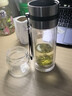 KYODO德國鋼化杯耐高溫加厚雙層茶水分離泡茶杯男士玻璃杯大容量高顏值 鋼本色500ml高硼硅雙層 350-500ml 曬單實(shí)拍圖