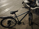 永久（FOREVER）兒童自行車(chē)山地車(chē)成人男女學(xué)生變速碟剎灰色輻條輪26寸24速 曬單實(shí)拍圖