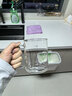 京東京造 玻璃杯 耐熱耐高溫泡茶水杯咖啡牛奶刻度杯子500ml 曬單實(shí)拍圖