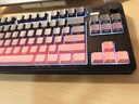 狼蛛（AULA）S3187/S99無(wú)線(xiàn)藍牙有線(xiàn)三模鍵盤(pán)鼠標套裝機械手感側刻電腦鍵盤(pán) RGB靜音鍵盤(pán)辦公游戲電競專(zhuān)用 S3187三模RGB【黑莓粉】84鍵 曬單實(shí)拍圖