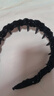 鉑思亞赫本王妃發(fā)箍2026新款歐根紗麻花辮頭箍遮白發(fā)發(fā)縫小香風(fēng)發(fā)卡頭飾 【黑色】 曬單實(shí)拍圖