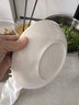 浩雅景德鎮陶瓷餐具釉下彩純白飯盤(pán)菜盤(pán)深盤(pán)家用純白8英寸飯盤(pán)4個(gè)裝 曬單實(shí)拍圖