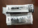 日本uni三菱0.38黑色中性筆替芯UMR83E水筆芯適用三菱umn-138等中性筆子彈頭不易暈墨 黑色一盒12支 曬單實(shí)拍圖
