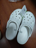 卡駱馳（CROCS）貝雅云彩女士洞洞鞋休閑鞋|208186  白色-100    39 (250mm)   曬單實(shí)拍圖