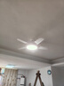 美的（Midea）風(fēng)扇燈餐廳吊扇燈led臥室52寸開(kāi)葉扇全光譜五葉扇熟睡風(fēng)包安裝 曬單實(shí)拍圖