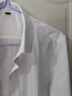 羅蒙長(cháng)袖襯衫男士純色商務(wù)休閑職業(yè)正裝工裝外套白襯衣男裝 白色 38  曬單實(shí)拍圖