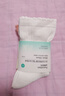 全棉時(shí)代月子襪孕婦打底純棉軟彈保暖不勒腳專(zhuān)用抗菌寬口襪3雙裝 白+灰+粉 曬單實(shí)拍圖