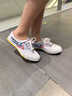 飛躍（Feiyue）官方帆布鞋男鞋夏季透氣女鞋少林魂田徑跑步鞋情侶休閑運動(dòng)鞋子男 經(jīng)典白紅藍 42 偏大一碼 曬單實(shí)拍圖