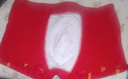 恒源祥男士?jì)妊澞斜久陜妊濜欉\馬年大紅色純棉抗菌四角褲頭大碼平角褲 馬到成功【4條禮盒裝】 4條 2XL /180【建議130-150斤】 曬單實(shí)拍圖