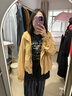 ubras輕薄蟬翼防曬衣女外套后背捏褶連帽透氣戶(hù)外服 晨曦黃色 L 曬單實(shí)拍圖