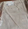 優(yōu)衣庫加長(cháng)款女裝全棉松緊九分褲/休閑百搭寬松478209 481411 481411/30淺米色 S 曬單實(shí)拍圖