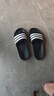 adidas ADILETTE SHOWER休閑實(shí)用舒適拖鞋男女阿迪達斯官方輕運動(dòng) 黑/白 (偏小，推薦買(mǎi)大1碼)   43 曬單實(shí)拍圖