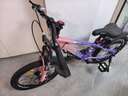 鳳凰官方旗艦店兒童自行車(chē)男女變速青少年學(xué)生山地車(chē)碟剎賽車(chē) 星際 粉紫【單速】輻條輪 18寸【適合120-155cm】 曬單實(shí)拍圖