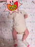 babylove新生兒包屁衣春秋款純棉嬰兒衣服三角哈衣彩棉寶寶爬服家居服 曬單實(shí)拍圖