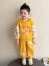 迪士咪魯（DISHIMILU）女童寶寶套裝春裝2026新款春秋休閑1-8歲兒童裝女孩春季小孩衣服 XT525(上衣+褲子）-黃色 110 碼/身高100-110cm（3-4歲） 曬單實(shí)拍圖