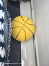 安踏靜音籃球7號兒童青少年拍拍球室內無(wú)聲兒童訓練玩具球軟皮球 黃色 曬單實(shí)拍圖
