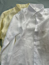 優(yōu)衣庫男裝女裝法國麻襯衫/長(cháng)袖襯衣亞麻26春夏新款482437 477641 482437/00白色 L 曬單實(shí)拍圖