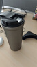 京東京造 鈦健康咖啡杯【內外純鈦】保溫便攜隨行高檔送禮水杯 灰520ml 曬單實(shí)拍圖