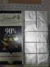 香港代購 進(jìn)口瑞士蓮Lindt特醇黑巧克力排裝90%99%可可黑巧克力 海鹽可可黑巧克力-100g 曬單實(shí)拍圖