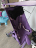 小虎子T3可坐可躺兒童推車(chē)輕便折疊可登機嬰兒車(chē)寶寶口袋遛娃推車(chē) 紫色（可坐可躺/可登機） 曬單實(shí)拍圖
