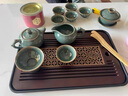 瑯庭琊坊景德鎮陶瓷茶具整套冰裂紋青瓷高檔輕奢功夫茶具套裝蓋碗茶壺茶杯 冰裂釉青瓷套裝 17件 曬單實(shí)拍圖