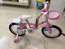 永久（FOREVER）兒童自行車(chē)6-10歲男女款寶寶輔助腳踏車(chē) 公主粉16寸適合105-135cm 曬單實(shí)拍圖