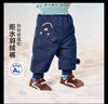 迷你巴拉（minibala）[真心絨]男女童寶寶拒水羽絨褲冬季保暖萌趣褲子 曬單實(shí)拍圖