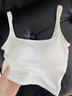帛芮吊帶背心女窄肩帶螺紋U型美背帶胸墊文胸一體式純欲中長(cháng)款背心 曬單實(shí)拍圖