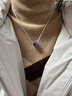 潘多拉（PANDORA）鎖骨鏈項鏈頸飾素鏈百搭小眾情侶禮物925銀項鏈銀飾生日禮物 項鏈 45cm 曬單實(shí)拍圖