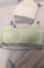貓人少女內衣女文胸女童發(fā)育期初高中學(xué)生無(wú)痕小背心運動(dòng)防震胸罩綠XL 曬單實(shí)拍圖