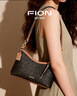 菲安妮（FION）新款包包女包托特包子母包大容量女士單肩斜挎包 生日禮物 啡/駝-中款 曬單實(shí)拍圖