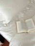 irisette德國100支純棉四件套輕奢法式蕾絲床笠床單套件高端床上用品 珍珠白 100支 1.8米 床單款 （被套220*240cm） 曬單實(shí)拍圖