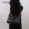 千百度（C.BANNER）牛皮包包女包單肩托特大包鏈條包腋下包生日禮物高級感送女友老婆 曬單實(shí)拍圖
