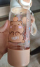 PLPC卡皮巴拉兒童水杯小學(xué)生專(zhuān)用雙飲杯tritan吸管水壺男女孩夏季杯子 卡皮巴拉 420ml 【吸管+直飲】 曬單實(shí)拍圖