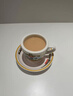 YORDELS港版高品質(zhì)黑白淡奶杯港式茶餐廳奶茶咖啡杯陶瓷馬克杯家用奶茶杯 220ML港版杯碟套裝（1盒） 曬單實(shí)拍圖