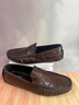 公羊豆豆鞋男春季一腳蹬男鞋薄款真皮透氣男士休閑皮鞋輕便百搭駕車(chē)鞋 棕色 41 皮鞋碼 曬單實(shí)拍圖