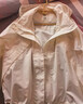 優(yōu)衣庫女裝防風(fēng)立領(lǐng)茄克/外套夾克26春夏新款484709 01 乳白色 S 曬單實(shí)拍圖