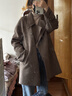 沫晗依美今年流行爆款女裝雙面呢大衣2025秋冬新款羊毛外套小個(gè)子 曬單實(shí)拍圖